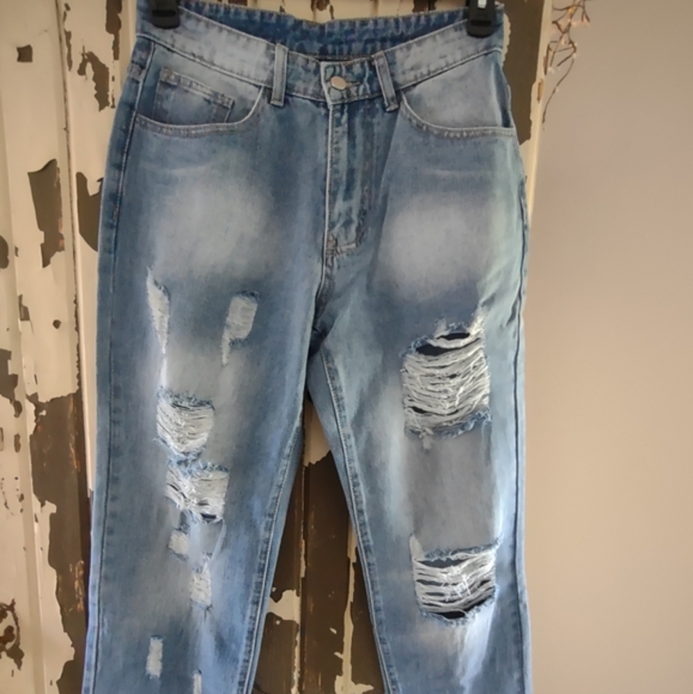 Distressed jeans, Unisex, 31"x29".